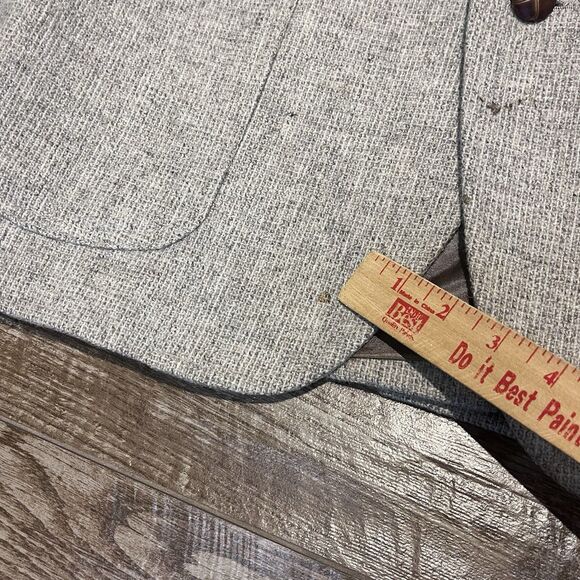 VINTAGE Pendelton Mens Blazer Tan 40 Virgin Wool Western Sports Coat Jacket USA - Picture 7 of 16